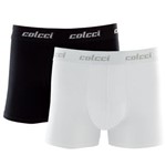 Ficha técnica e caractérísticas do produto Kit Cuecas Boxer Cotton Colcci - P- MISTO