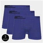 Ficha técnica e caractérísticas do produto Kit 3 Cuecas Boxer Lupo Sem Costura Microfibra