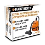 Ficha técnica e caractérísticas do produto Kit de Acessórios para Aspirador de Pó Ap2000 Black+Decker - Vc20