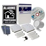 Ficha técnica e caractérísticas do produto Kit de Alarme Vetti Instale Fácil Sem Fio VS-250 1
