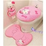 Ficha técnica e caractérísticas do produto Kit Banheiro Hello Kitty (Rosa)