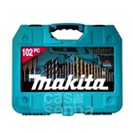 Ficha técnica e caractérísticas do produto Kit de Bits e Brocas 102 Peças P-90342 Makita