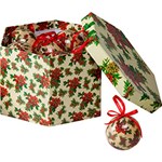 Ficha técnica e caractérísticas do produto Kit de Bolas Decoradas "Florzinhas", 7cm, 14 Unidades - Christmas Traditions