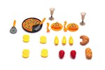 Ficha técnica e caractérísticas do produto Kit de Comidinhas e Pizza 26 Peças Bel Brink