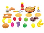 Ficha técnica e caractérísticas do produto Kit de Comidinhas e Pizza 36 Peças Bel Fix - 923900