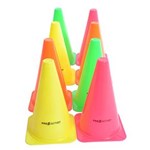 Ficha técnica e caractérísticas do produto Kit de Cones de Agilidade ProAction com 8 Unidades - Colorido - 15cm