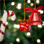 Ficha técnica e caractérísticas do produto Kit de Enfeites para Árvore de Natal 18 Peças Vermelho - Orb Christmas