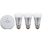 Ficha técnica e caractérísticas do produto Kit de Lâmpada Philips Hue RGB Starter Pack 9W com Sistema de Controle Via IPhone ou IPad e WiFi