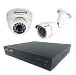 Ficha técnica e caractérísticas do produto Kit de Monitoramento 4 Canais com 2 Câmeras HD Segurimax
