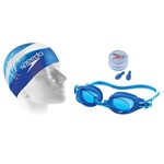 Ficha técnica e caractérísticas do produto Kit de Natação com Óculos, Touca e Proteção de Ouvido Adulto 509173 Speedo