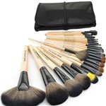 Ficha técnica e caractérísticas do produto Kit de Pinceis 24 Pcs para Maquiagem com Logo e Funcoes Nos Pinceis Makeup For You ( Profissional)