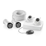 Ficha técnica e caractérísticas do produto Kit de Seguranca com 2 Cameras Bullet e 2 Cameras Dome 12 Led Branco Multilaser - SE118