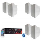 Ficha técnica e caractérísticas do produto Kit de Som Ambiente Premier Audio Slim Rcv300bt Bluetooth + 6 Caixas de Som Jbl C321b