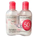 Ficha técnica e caractérísticas do produto Kit 2 Demaquilante Sensibio H2O Solução Micellare Demaquilante Bioderma 250ml