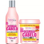 Ficha técnica e caractérísticas do produto Kit Desmaia Cabelo Forever Liss Shampoo 500ml e Máscara 240g