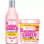 Ficha técnica e caractérísticas do produto Kit Desmaia Cabelo Shampoo + Máscara 350g - Forever Liss
