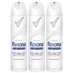 Ficha técnica e caractérísticas do produto Kit Desodorante Aerosol Rexona Feminino Sem Perfume 177ml 3 Unidades