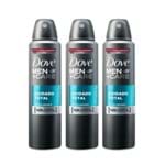 Kit Desodorante Antitranspirante Aerossol Dove Men Cuidado Total 150ml com 3 Unidades Leve + por -