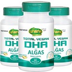 Ficha técnica e caractérísticas do produto Kit 3 DHA Total Vegan Unilife 60 Cápsulas
