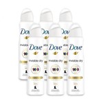 Ficha técnica e caractérísticas do produto Kit Dove Invisible Dry Desodorante Antitranspirante Aerosol 150ml Leve 6 Pague 4