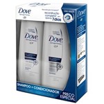 Ficha técnica e caractérísticas do produto Kit Dove Shampoo + Condicionador Reconstrução Completa 200Ml Cada