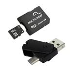 Ficha técnica e caractérísticas do produto Kit Dual Drive OTG 16 GB Multilaser MC131