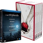 Ficha técnica e caractérísticas do produto Kit Dvd + Livro Coleção Completa a Saga Crepúsculo (5 Livros + 5 Dvds)