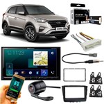 Ficha técnica e caractérísticas do produto Kit DVD Player Automotivo AVH-Z5180TV Pioneer Bluetooth/Touch/USB/Tv Digital C/ Câmera de Ré + Moldura Black Pianno + Chicotes e Interface Hyundai Creta