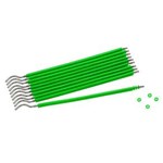 Ficha técnica e caractérísticas do produto Kit Elástico Borrachinha para Aparelho – Verde Cristal