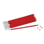 Ficha técnica e caractérísticas do produto Kit Elástico Borrachinha para Aparelho - Vermelho