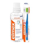 Ficha técnica e caractérísticas do produto Kit Elmex Escova Dental Ultra Soft 1 Unidade + Enxaguante Bucal Anticaries 400ml