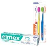 Ficha técnica e caractérísticas do produto Kit Elmex Escova Dental Ultra Soft 2 Unidades + Creme Dental Sensitive 110g