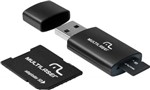 Ficha técnica e caractérísticas do produto Kit 3 em 1 Cartão de Memória Micro SD 16GB Classe 10 + Adaptador SD + Leitor USB - MC112 - Multilaser