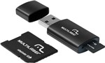 Ficha técnica e caractérísticas do produto Kit 3 em 1 Cartao Micro SD 16GB + Adaptador + Leitor USB MC112 - Multilaser