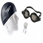 Ficha técnica e caractérísticas do produto Kit 3 em 1 Óculos - Touca - Protetor Speedo