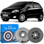Ficha técnica e caractérísticas do produto Kit Embreagem Fiat Punto 1.6 1.8 2010 A 2017 Sachs