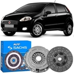 Ficha técnica e caractérísticas do produto Kit Embreagem Fiat Punto 1.8 2008 A 2016 Sachs