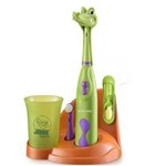 Ficha técnica e caractérísticas do produto Kit Escova Elétrica Infantil Verde - Funny Brush