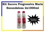 Ficha técnica e caractérísticas do produto Kit Escova Progressiva Maria Escandalosa 2X1000Ml