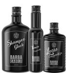 Ficha técnica e caractérísticas do produto Kit escurecedor para barba cabelo pelo homem e mulher com shampoo tônico loção
