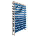 Ficha técnica e caractérísticas do produto Kit Estante Gaveteiro com 108 Gavetas N°3 Azul-Presto-8340A