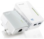 Ficha técnica e caractérísticas do produto Kit Extensor Wifi AV600 TL-WPA4220 Powerline Wireless 300 Mbps TP-Link