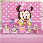 Ficha técnica e caractérísticas do produto Kit Festa Aniversário Minnie Baby Decoração Kit Prata