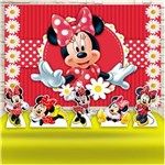 Ficha técnica e caractérísticas do produto Kit Festa Aniversário Minnie Vermelho Decoração Kit Prata