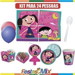 Ficha técnica e caractérísticas do produto Kit Festa Infantil- Show da Luna- 24 Pessoas