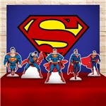 Ficha técnica e caractérísticas do produto Kit Festa Prata Superman - IMPAKTO VISUAL