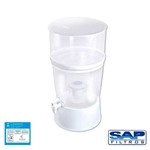 Kit Filtro de Água The Filter de Plástico Sap Filtros - Branco + Refil Sap Control