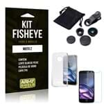Ficha técnica e caractérísticas do produto Kit Fisheye Motorola Moto Z Play Película De Vidro + Capa Tpu E Lente Olho De Peixe -Armyshield