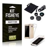 Ficha técnica e caractérísticas do produto Kit Fisheye Samsung S7 Edge Película De Vidro + Capa Tpu E Lente Olho De Peixe -Armyshield