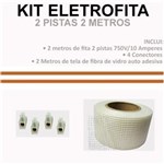 Ficha técnica e caractérísticas do produto Kit Fita Elétrica Eletrofita 2 Pistas 2 Metros 750v/10amp